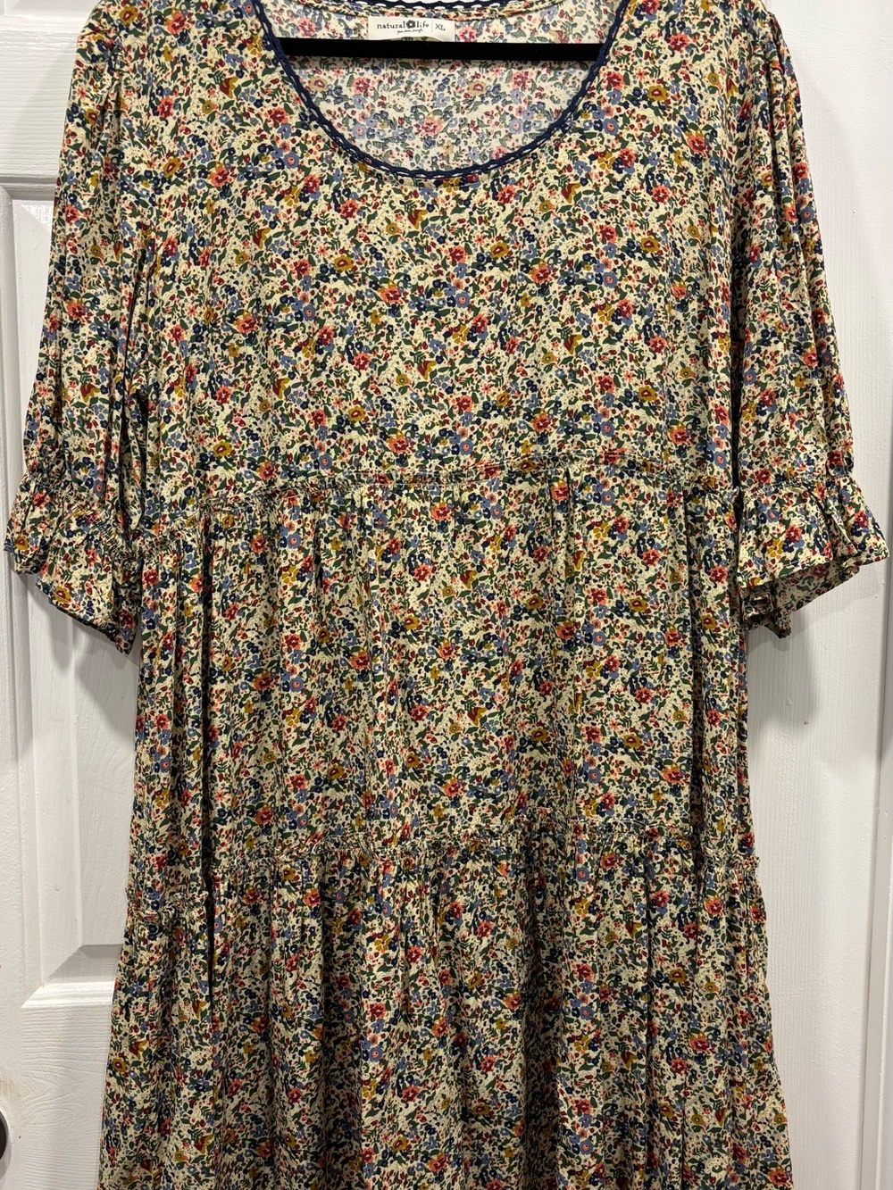 Natural Life Collette Mini dress. Ditsy floral. XL